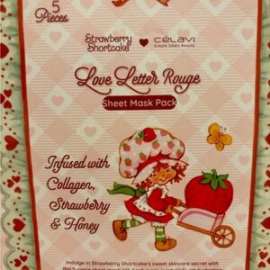 Love Letter Rouge Sheet Mask Pack-Strawberry Shortcake 🍰